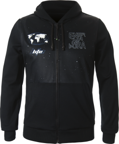 ENERGIAPURA Sweatshirt Full Zip With Hood Smart Balck/Smartplanet Junior - 2022/23