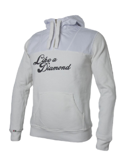 ENERGIAPURA Sweatshirt Svarte Like A Diamond White
