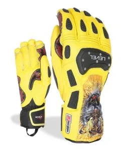 Gloves LEVEL SQ CF Yellow - 2021/22