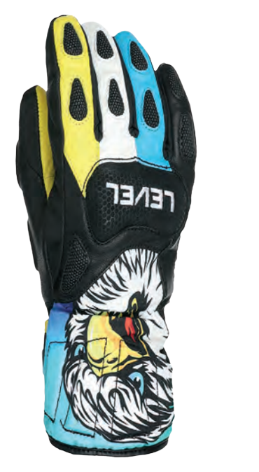 Gloves LEVEL SQ JR CF Pink Rainbow - 2022/23 1 Gloves LEVEL SQ JR CF Pink Rainbow - 2022/23