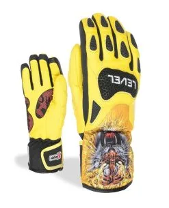 Gloves LEVEL SQ JR CF Yellow - 2021/22