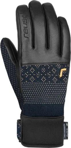 Gloves REUSCH Petra Vlhova R-TEX XT Dress Blue/Gold - 2022/23