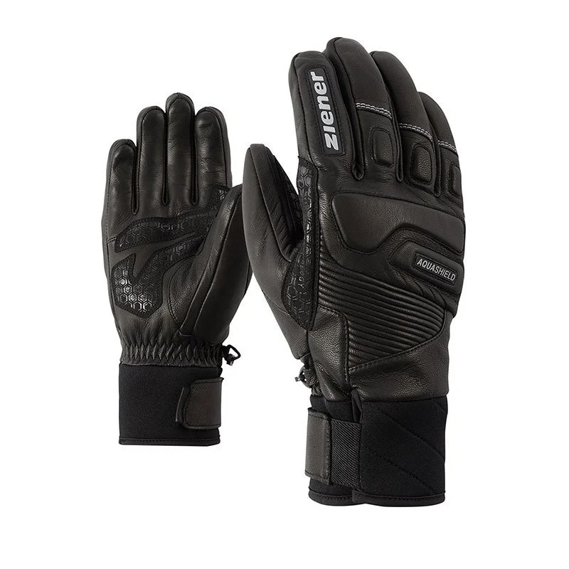 Gloves ZIENER Gisor AS Black - 2022/23 1 Gloves ZIENER Gisor AS Black - 2022/23