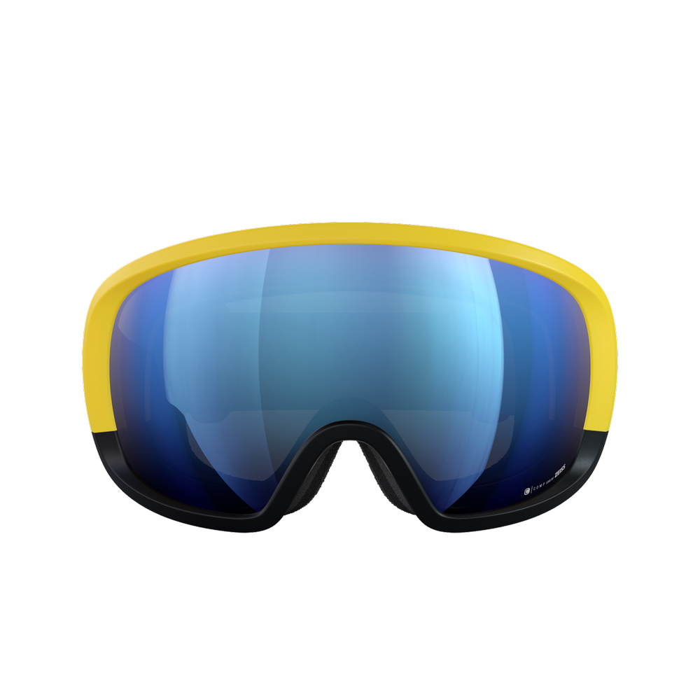 Goggles POC Fovea Clarity Comp Aventurine Yellow/Uranium Black/Spektris Blue - 2022/23 3 Goggles POC Fovea Clarity Comp Aventurine Yellow/Uranium Black/Spektris Blue - 2022/23 - Afbeelding 3