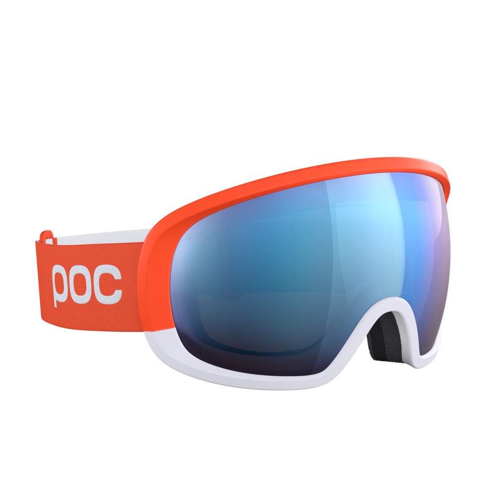 Goggles POC Fovea Clarity Comp Fluorescent Orange/Hydrogen White/Spektris Blue - 2022/23 3 Goggles POC Fovea Clarity Comp Fluorescent Orange/Hydrogen White/Spektris Blue - 2022/23 - Afbeelding 3