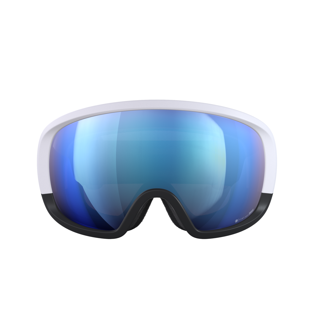 Goggles POC Fovea Clarity Comp+ Hydrogen White/Uranium Black/Spektris Blue - 2022/23 2 Goggles POC Fovea Clarity Comp+ Hydrogen White/Uranium Black/Spektris Blue - 2022/23 - Afbeelding 2