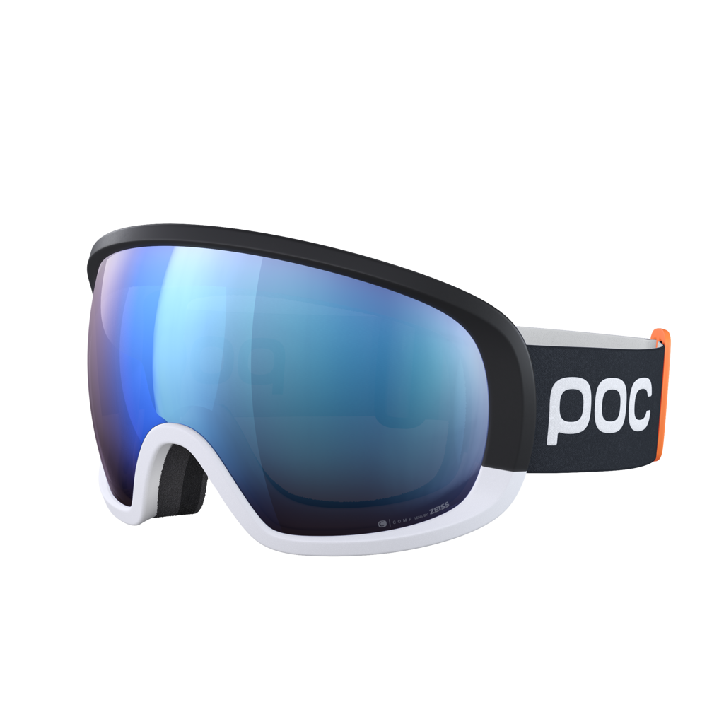 Goggles POC Fovea Clarity Comp+ Uranium Black/Hydrogen White/Spektris Blue - 2022/23 1 Goggles POC Fovea Clarity Comp+ Uranium Black/Hydrogen White/Spektris Blue - 2022/23