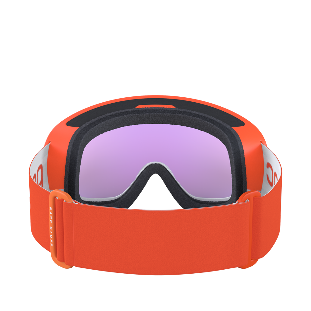 Goggles POC Fovea Mid Clarity Comp+ Fluorescent Orange/Hydrogen White/Spektris Blue - 2022/23 4 Goggles POC Fovea Mid Clarity Comp+ Fluorescent Orange/Hydrogen White/Spektris Blue - 2022/23 - Afbeelding 4