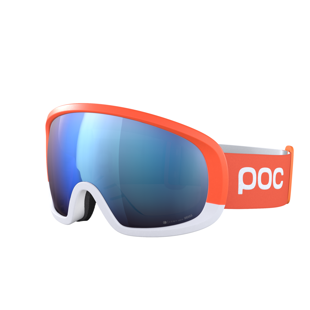 Goggles POC Fovea Mid Clarity Comp+ Fluorescent Orange/Hydrogen White/Spektris Blue - 2022/23 1 Goggles POC Fovea Mid Clarity Comp+ Fluorescent Orange/Hydrogen White/Spektris Blue - 2022/23