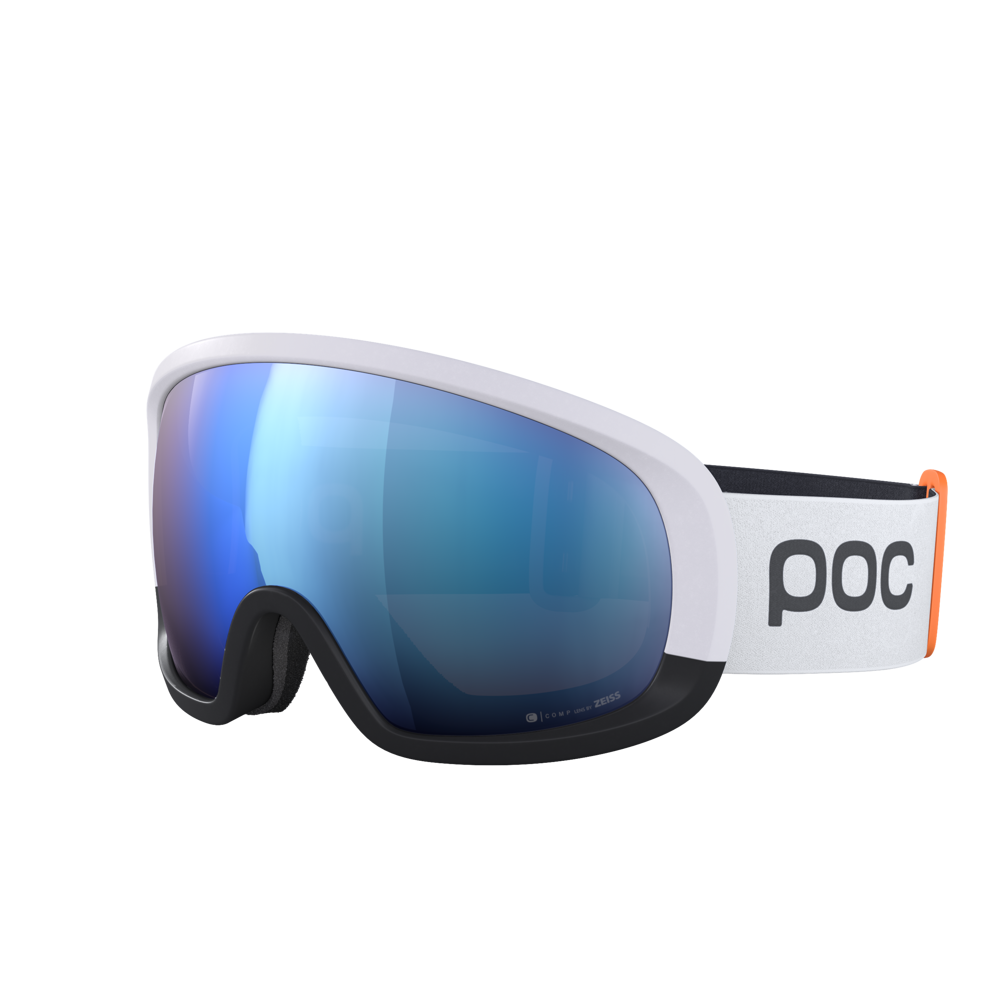 Goggles POC Fovea Mid Clarity Comp+ Hydrogen White/Uranium Black/Spektris Blue - 2022/23 1 Goggles POC Fovea Mid Clarity Comp+ Hydrogen White/Uranium Black/Spektris Blue - 2022/23