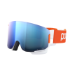 Goggles POC Nexal Mid Clarity Comp Fluorescent Orange/Hydrogen White/Spektris Blue - 2022/23