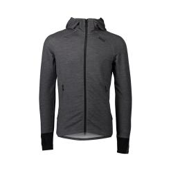Hoodie POC M`S Merino Zip Hood Sylvanite Grey Melange - 2022/23