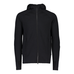 Hoodie POC M`S Merino Zip Hood Uranium Black - 2022/23