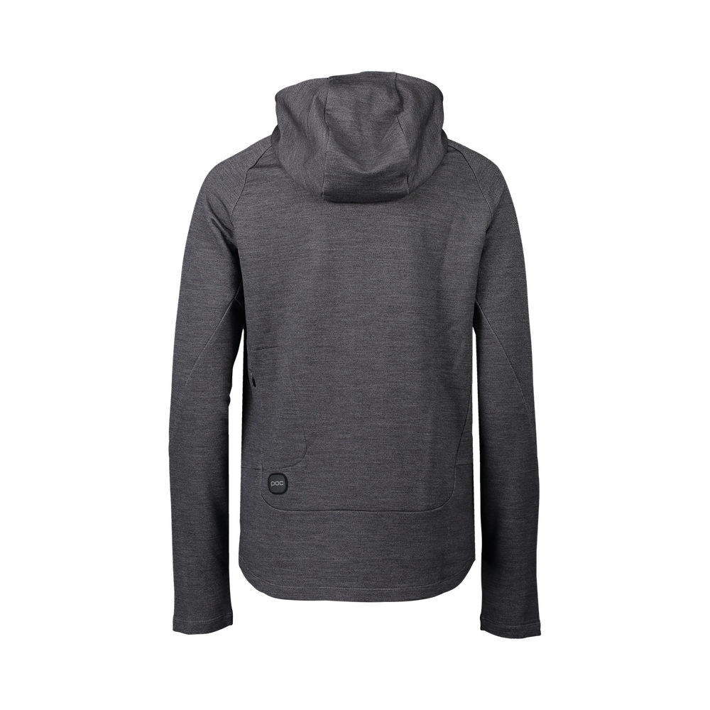 Hoodie POC W`S Merino Hood Sylvanite Grey Melange - 2022/23 2 Hoodie POC W`S Merino Hood Sylvanite Grey Melange - 2022/23 - Afbeelding 2