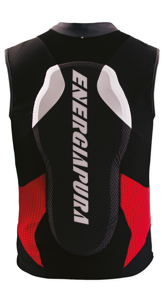 Protector ENERGIAPURA Gilet Protector Black/White/Red - 2022/23 1 Protector ENERGIAPURA Gilet Protector Black/White/Red - 2022/23