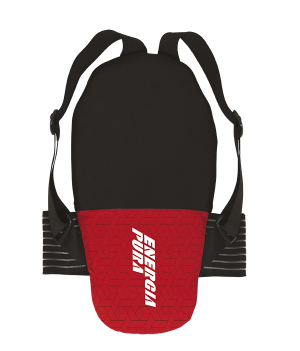 Protector ENERGIAPURA Long Back Protector Adjustable Polygonal Red/black - 2021/22 1 Protector ENERGIAPURA Long Back Protector Adjustable Polygonal Red/black - 2021/22