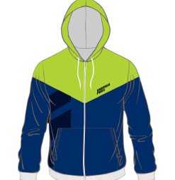 Softshell ENERGIAPURA FELPA TIP BLUE/ACID GREEN JUNIOR - 2021/22