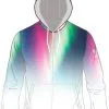 Sweatshirt ENERGIAPURA Sweatshirt Full Zip With Hood Kalmar Life Aurora Multicolor/White Lady - 2022/23